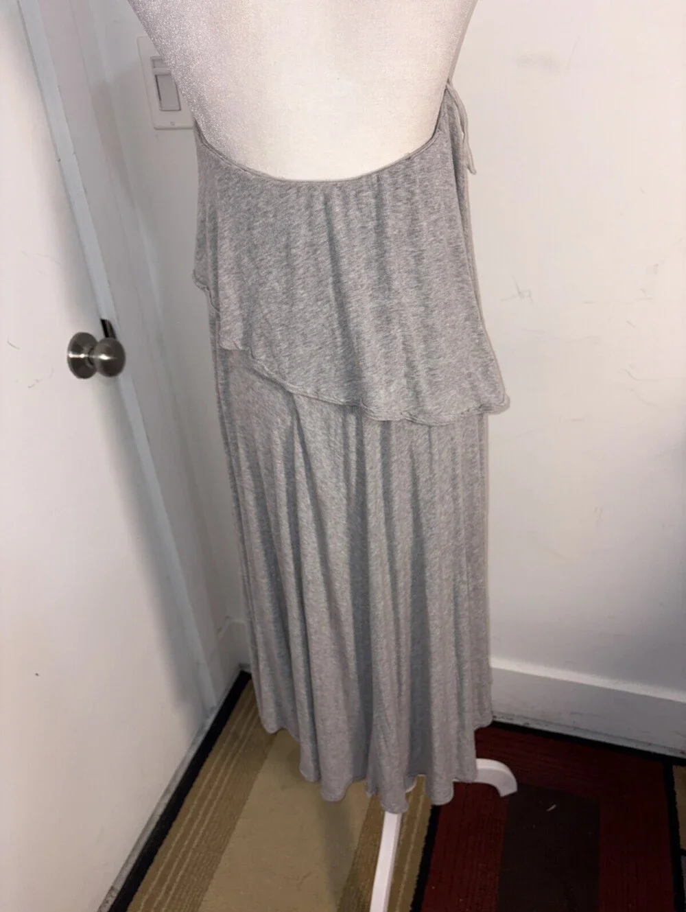 New Free People Layered Wrap Ruffle Maxi Skirt Medium